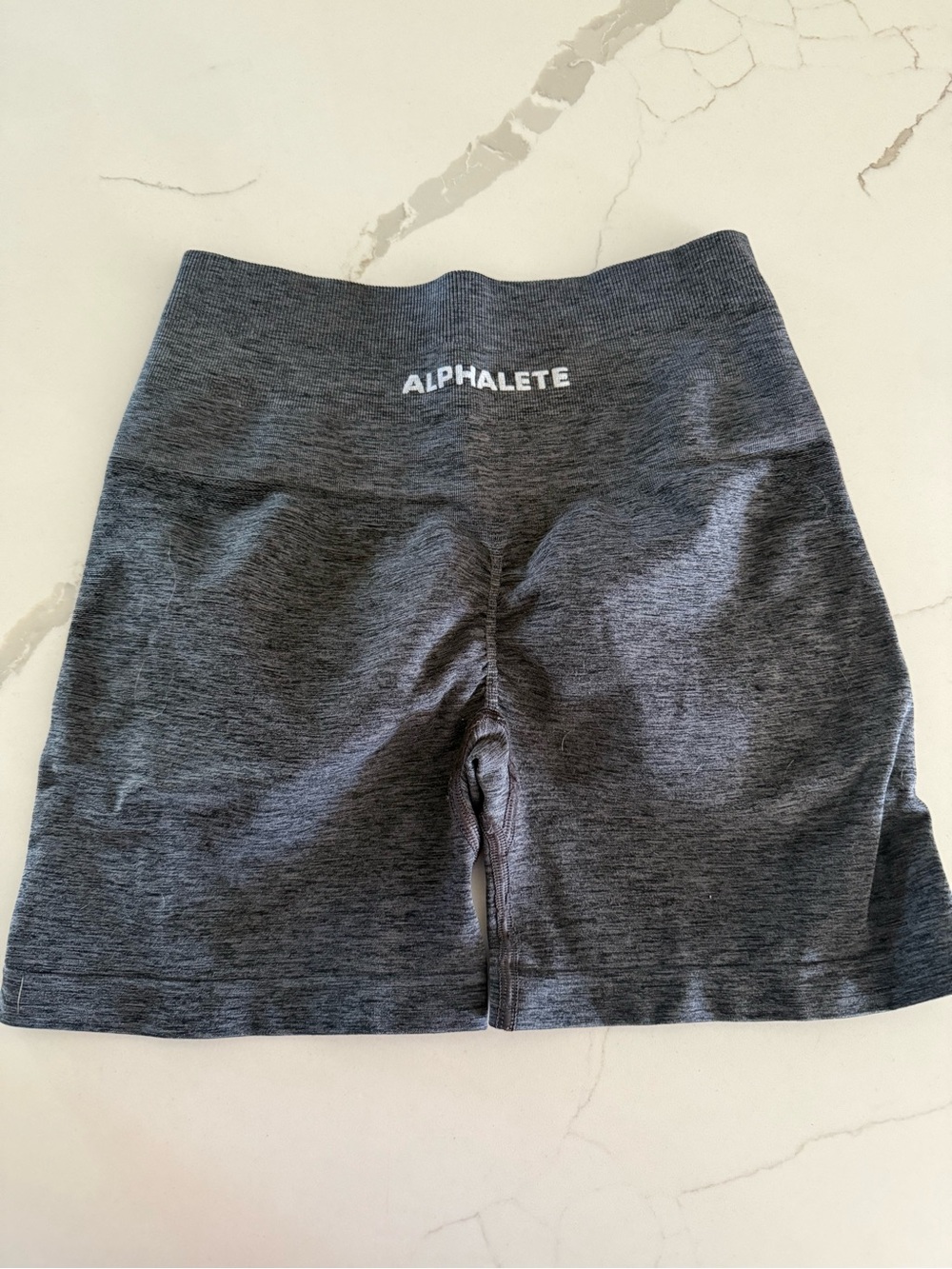 Alphalete Women's Charcoal Seamless High-Rise Shorts